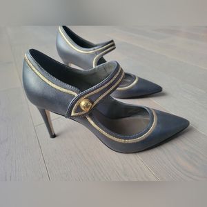 Guess leather mary jane pumps